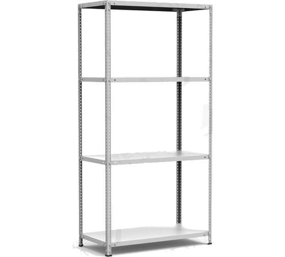 Изображение товара Металлический стеллаж 2000х1000х400 4 полки Металл-Завод СТФЛ 1044-2,0