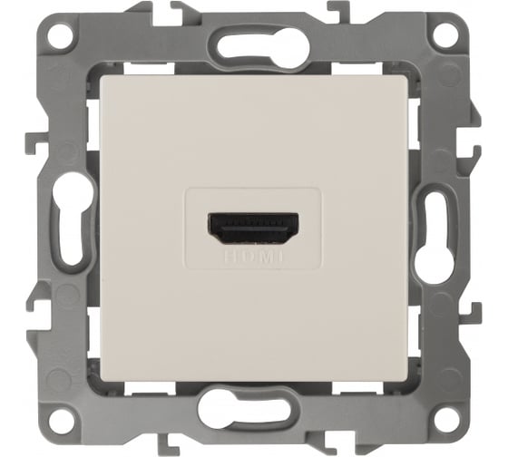 Изображение товара Розетка ЭРА 12-3114-02 HDMI, IP20, 12, слоновая кость Б0027482