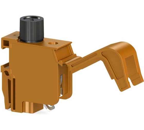 Изображение товара Клеммник для трансформатора Klemsan с держ. предохранителя (5x20), винт.зажим, 4 мм.кв., (оранжевый); TRV 4S 50 шт. 0.0.0.4.422027