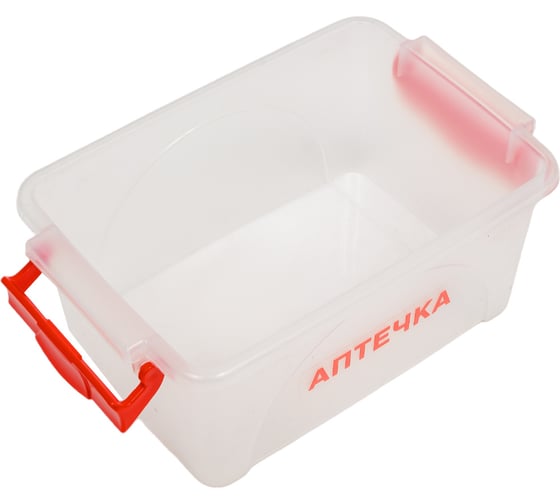 Изображение товара Прямоугольный контейнер ЗПИ Альтернатива Аптечка 2.5 л, с ручками М7370