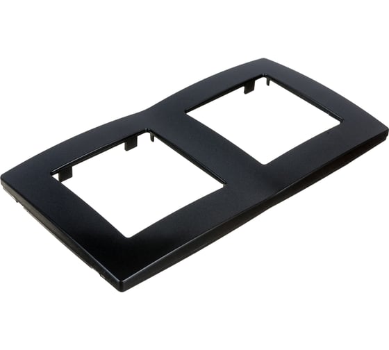 Изображение товара Рамка на 2 поста ЭРА 12-5002-12 12, графит Б0019370