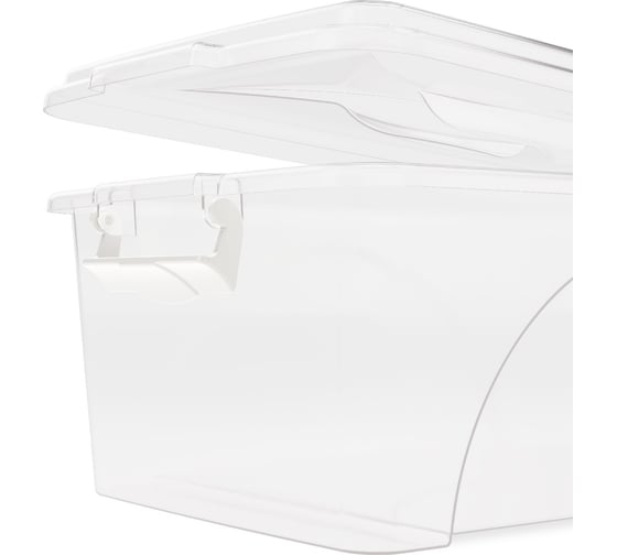 Изображение товара Прямоугольный контейнер ЗПИ Альтернатива 4.5 л, с ручками, прозрачный М419
