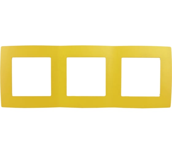 Изображение товара Рамка на 3 поста ЭРА 12-5003-21 12, жёлтый Б0019404