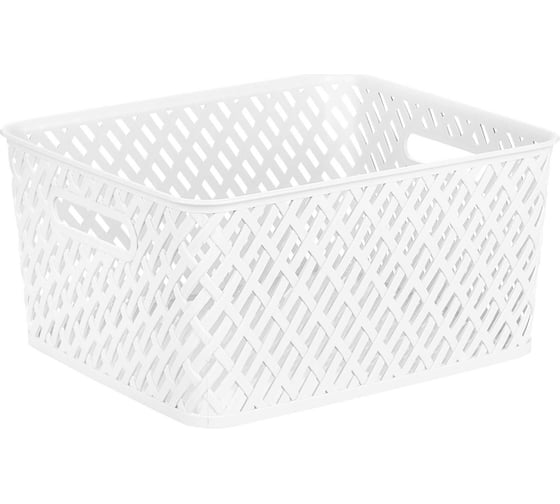 Изображение товара Корзина ЗПИ Альтернатива Плетенка 350x290x175 мм, белый М3501