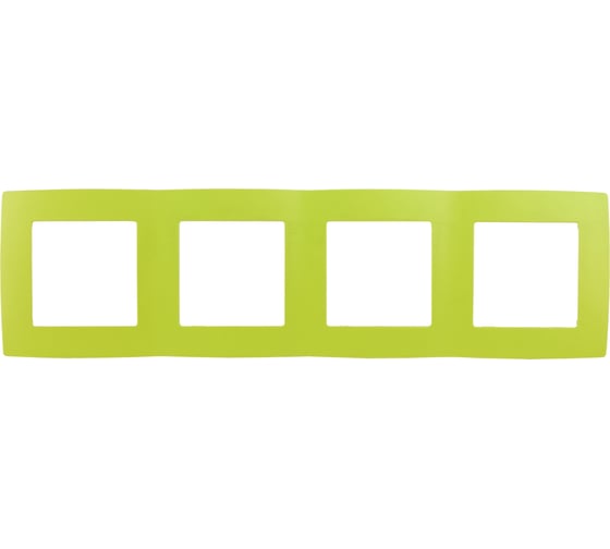 Изображение товара Рамка на 4 поста ЭРА 12-5004-26 12, лайм Б0019429