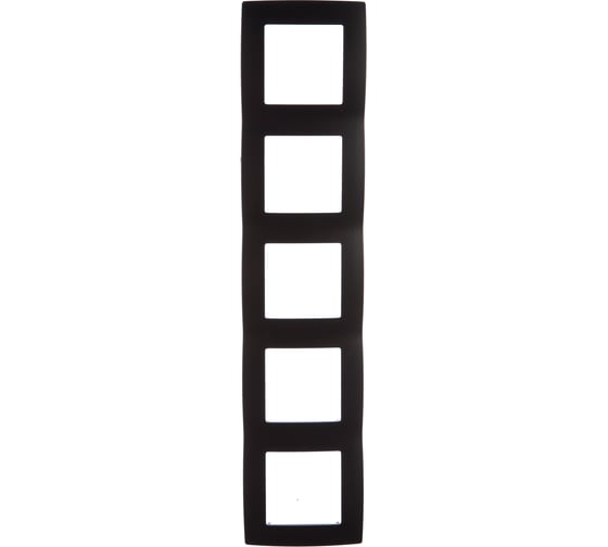 Изображение товара Рамка на 5 постов ЭРА 12-5005-05 12, антрацит Б0014785