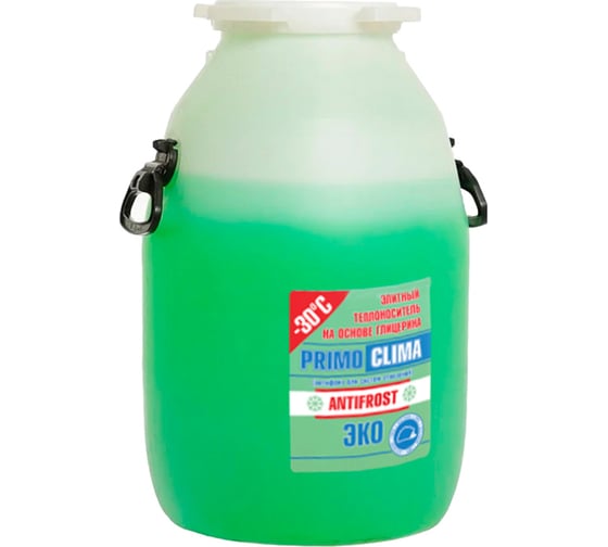 Изображение товара Теплоноситель Глицерин -30C ECO 50 кг, бочка, цвет зеленый Primoclima Antifrost PA -30C ECO 50