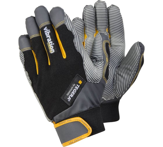 Изображение товара Антивибрационные перчатки с усилением пальцев TEGERA 9180-10