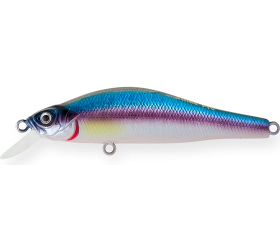 Изображение товара Воблер Strike Pro Archback 80SP цвет: A210-SBO-RP Rainbow Ghost Wakasagi EG-125A-SP#A210-SBO-RP