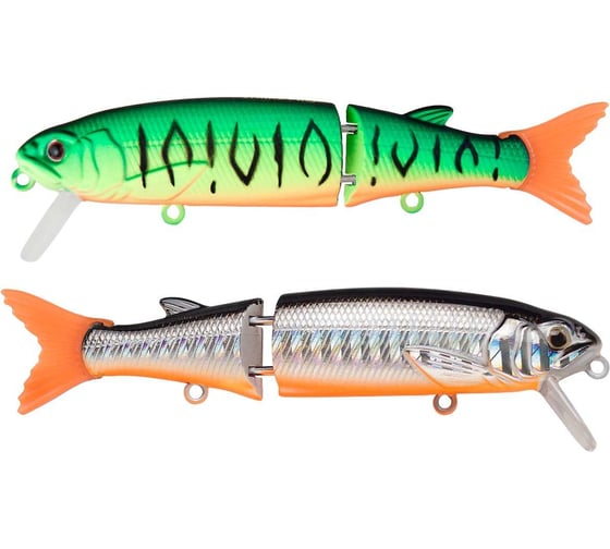 Изображение товара Воблер Strike Pro Glider 105 цвет: GC01S/A70-713 Double Black Silver OB/Mat Tiger EG-157-SP#GC01S/A70-713