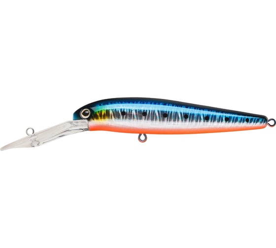 Изображение товара Воблер Strike Pro S.P. Walleye Minnow 90 цвет: A234-SBO-LU Blue Back Silver OB Fluo JL-022F#A234-SBO-LU