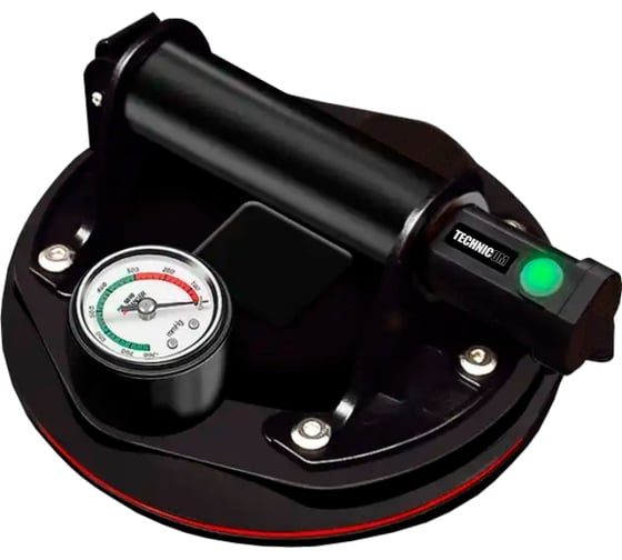 Изображение товара Присоска TECHNICOM вакуумная аккумуляторная, 1200 мАч, нагрузка 160кг, чаша 200мм TC-F170