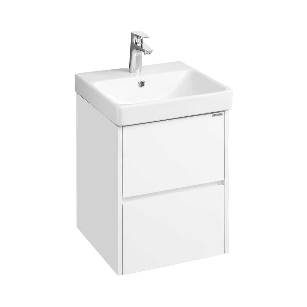 Изображение товара Тумба AQUATON Сканди 45 Белый матовый/Белый глянец (без умывальника Адриана-45) 00082964