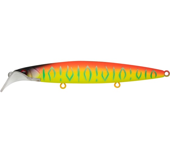 Изображение товара Воблер Strike Pro Scooter Minnow 110F цвет: A242S Sunrise Mat Tiger EG-186F#A242S