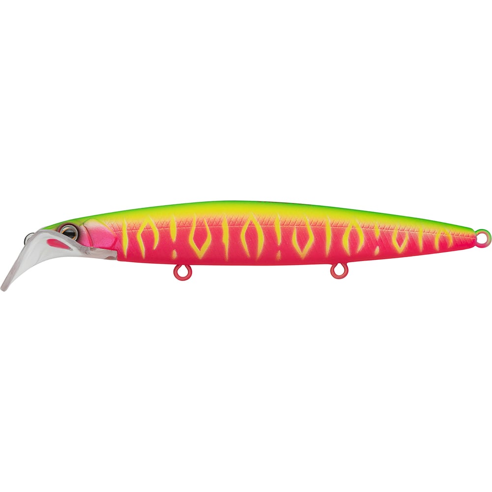 Изображение товара Воблер Strike Pro Scooter Minnow 110F цвета A230S Watermelon Mat Tiger