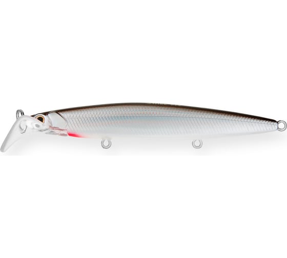 Изображение товара Воблер Strike Pro Scooter Minnow 110F цвет: A010-EP Black Back Silver EG-186F#A010-EP