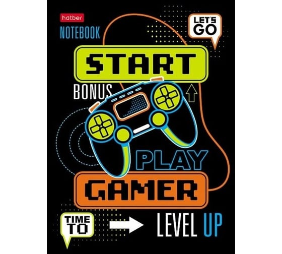 Изображение товара Записная книжка Hatber 48л А6 клетка твердый переплет Начать игру, 36шт. 082317