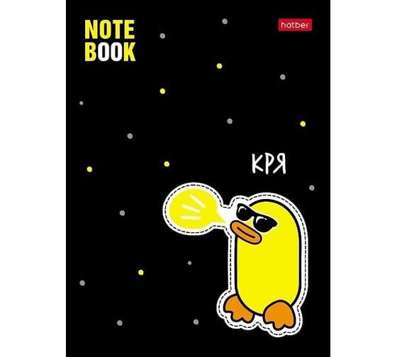 Изображение товара Записная книжка Hatber 48л А6 клетка твердый переплет УтяКря, 36шт. 082314