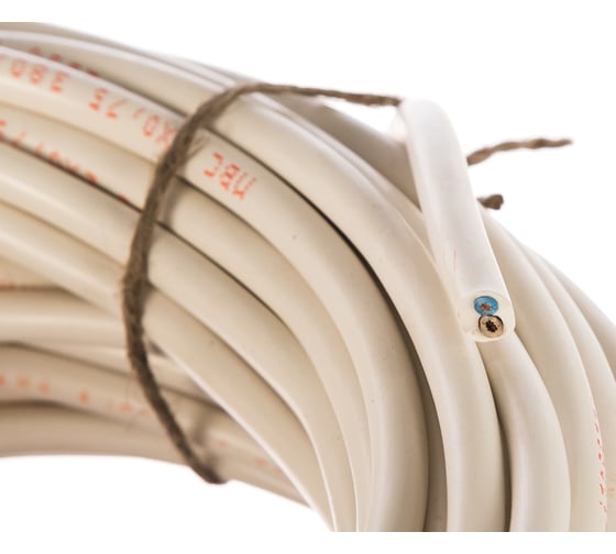 Изображение товара Провод ЭлПроКабель гибкий круглый ПВС 2х0,75 20м ГОСТ 4630017848607