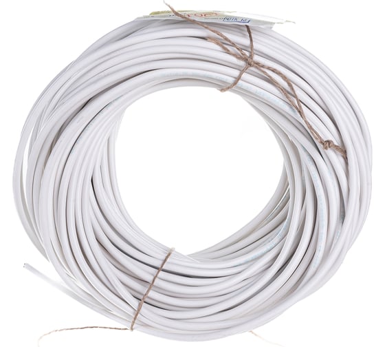 Изображение товара Провод ЭлПроКабель гибкий круглый ПВС 2х0,75+1х0,75 50м ГОСТ 4630017848294