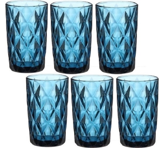 Изображение товара Набор стаканов Homium 6 шт., голубой setglass6-4
