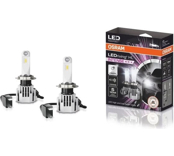Изображение товара Автолампа H7/H18 PX26d/PY26d-1+350 LED WHITE LEDriving 6000К Osram 64210DWINT-2HFB 074048