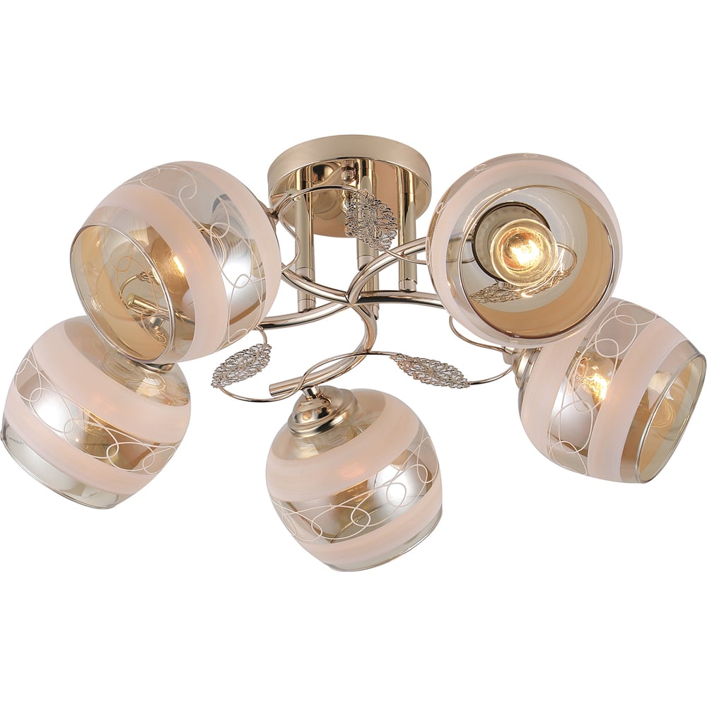 Потолочный светильник ESCADA E27*40W Gold 1110/5PL
