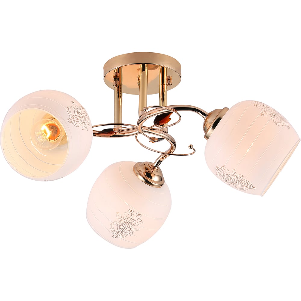 Потолочный светильник ESCADA E27*40W Gold 1121/3PL