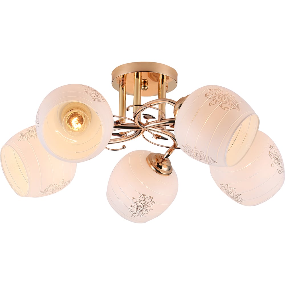 Потолочный светильник ESCADA E27*40W Gold 1121/5PL
