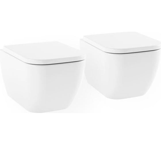 Изображение товара Подвесной унитаз Lavinia Boho One Compacto в комплекте 2 в 1 21020003