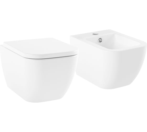 Изображение товара Подвесной унитаз Lavinia Boho One Compacto в комплекте 2 в 1 21031003