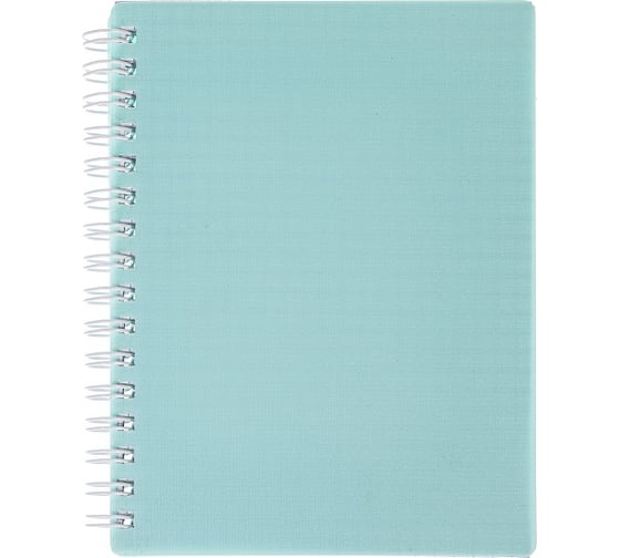 Изображение товара Записная книжка Hatber 80л А6 клетка CANVAS Бирюза, 100шт. 081654