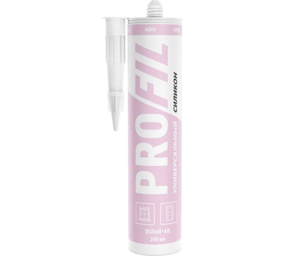 Изображение товара Силикон PROFIL Mini универсальный, белый, 240 мл 199015