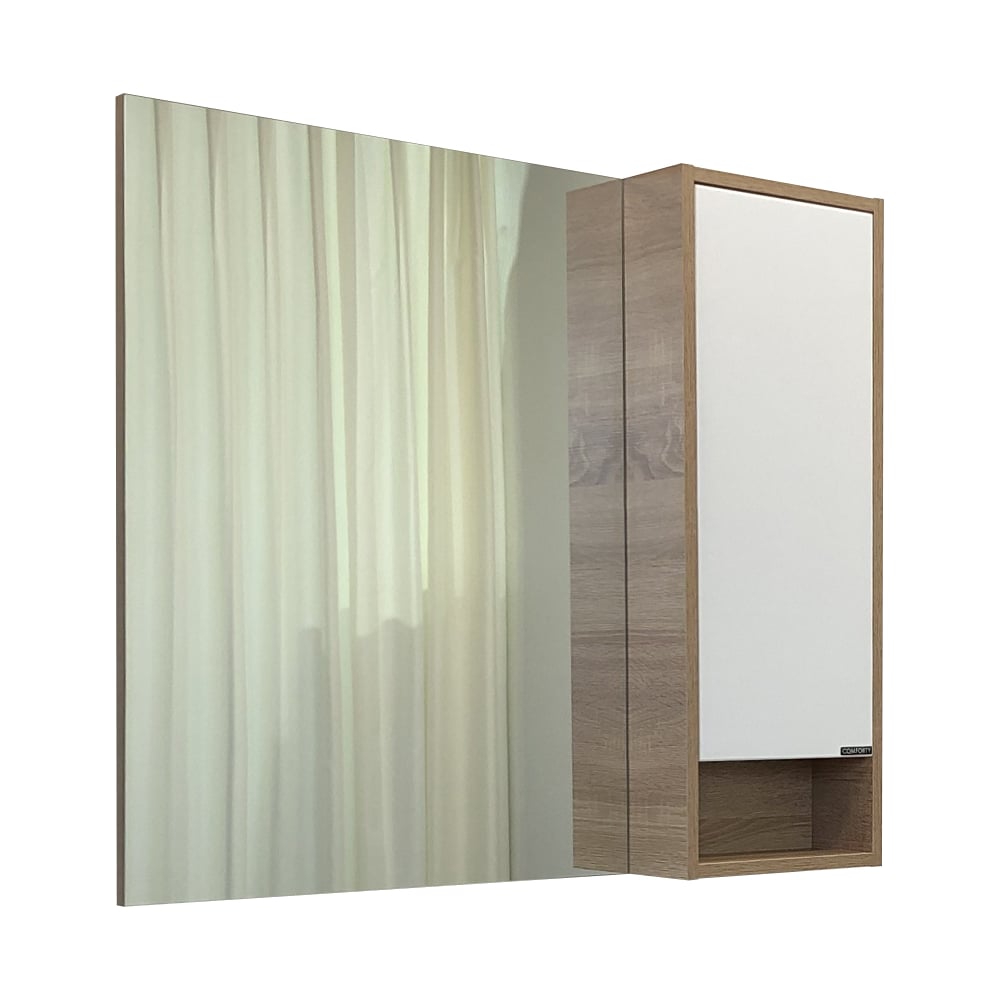Зеркало-шкаф Comforty зеркало 98x80 см белый глянец comforty феррара 00004147993