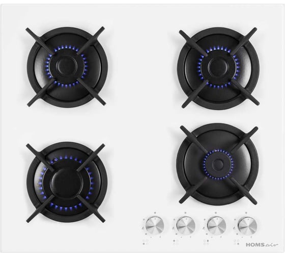 Изображение товара Газовая варочная панель HOMSair HGG641WH