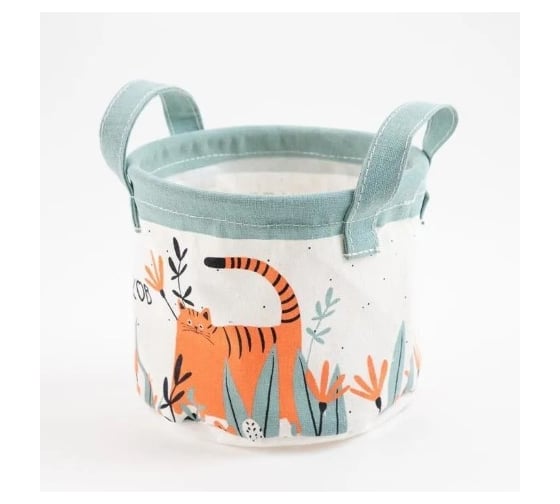 Изображение товара Текстильная корзинка Этель I meow you 12x14 см 5383574