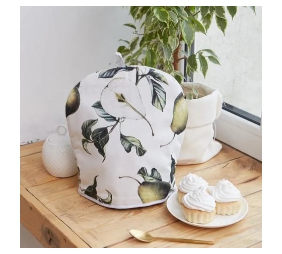 Изображение товара Грелка на чайник Этель Груши 28x28 см, 100% хлопок, 190 г/м2 5376605