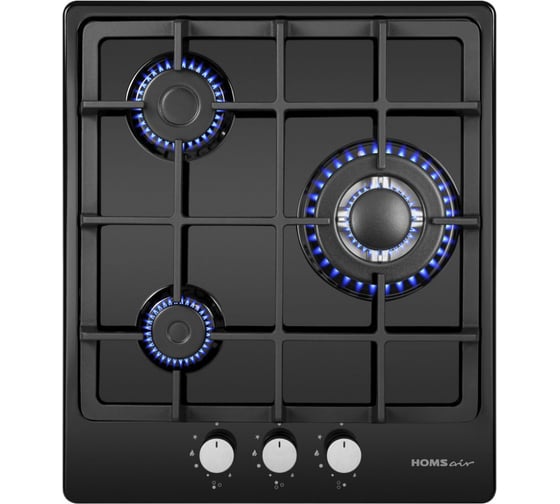 Изображение товара Газовая варочная панель HOMSair HGE433TGCBK