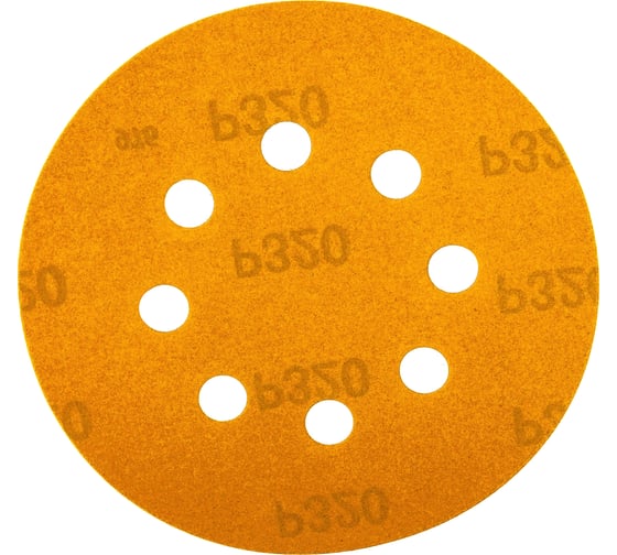 Изображение товара Диск шлифовальный AP33M (100 шт/уп; 125 мм; 8 отверстий; Р320) Hanko AP33M.125.8.0320
