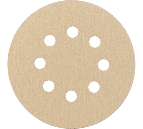 Изображение товара Диск шлифовальный AP33M (100 шт/уп; 125 мм; 8 отверстий; Р150) Hanko AP33M.125.8.0150
