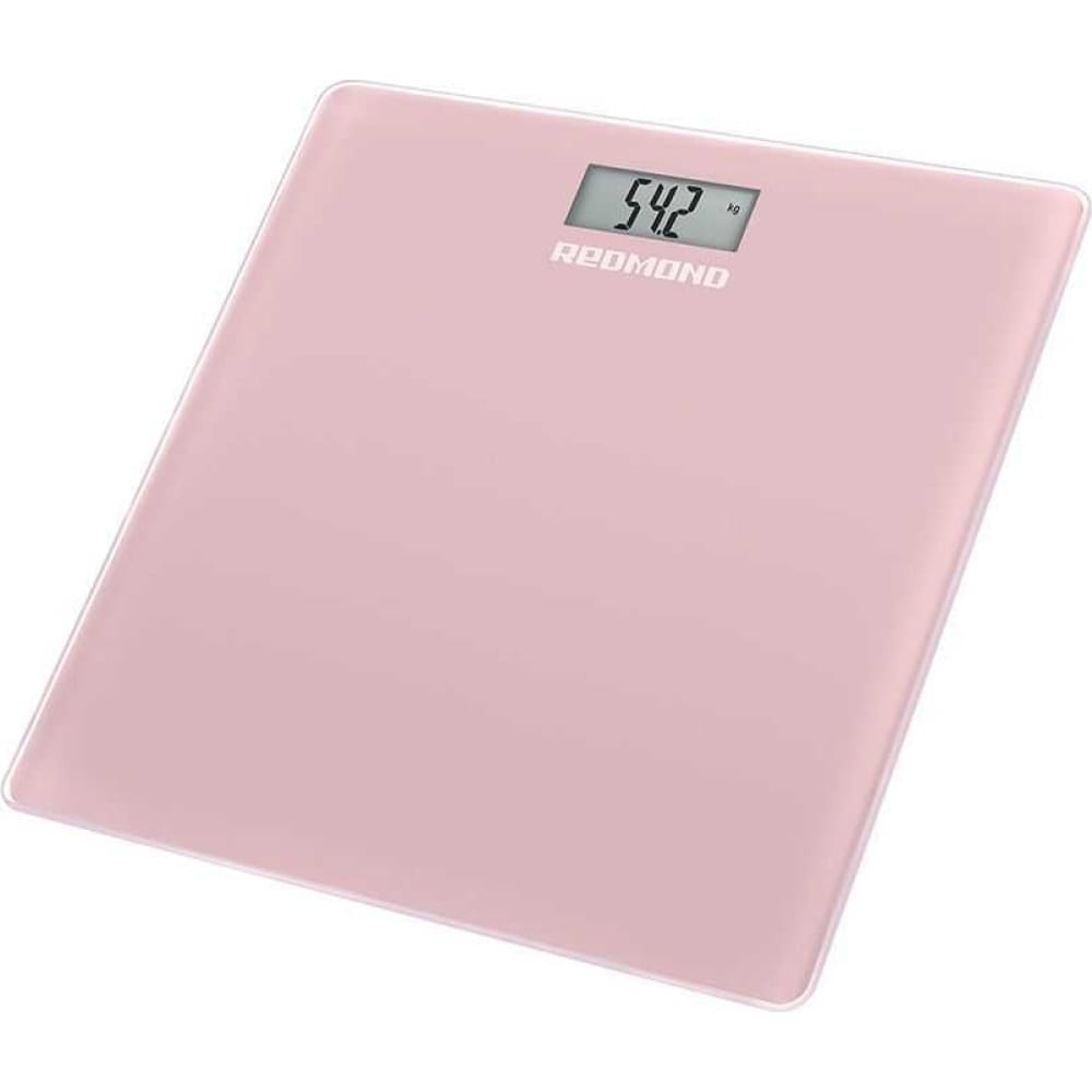 Напольные весы Redmond электронные часы кокетка розовый