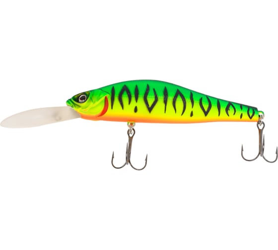 Изображение товара Воблер Strike Pro Archback Deep 100SP цвет: GC01S Mat Tiger EG-125BL-SP#GC01S