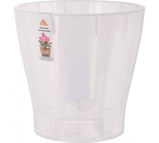 Изображение товара Цветочный горшок ЗПИ "Альтернатива" для орхидеи "Лея" 3,6л, прозрачный М7884