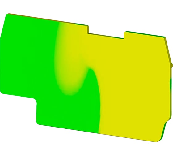 Изображение товара Концевой сегмент Klemsan на клеммники PYK 1,5MT, желто-зеленый, NPP PYK 1,5MT 100 шт. 0.0.0.4.446632T