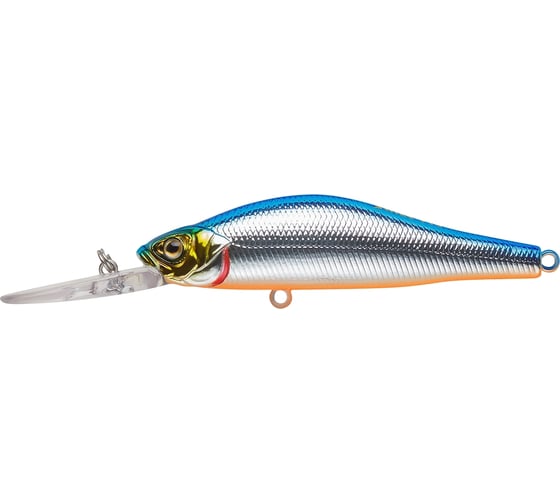 Изображение товара Воблер Strike Pro Archback Deep 80SP цвет: 626E Blue Silver OB EG-125AL-SP#626E
