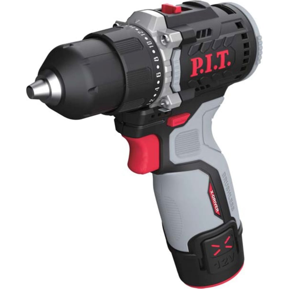 Изображение товара Дрель аккумуляторная P.I.T. X-DRIVER SOLO 12 В 35 Нм 2 скорости