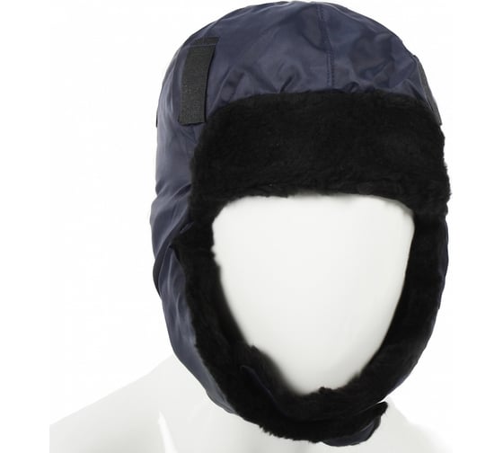 Изображение товара Шапка ФАКЕЛ Евро Ушанка, темно-синий, 60-62; 87452837.010