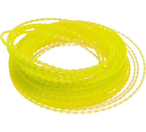 Изображение товара Леска двухкомпонентная EXTRA CORD (15 м; квадрат; 3 мм) для триммера DENZEL 96126