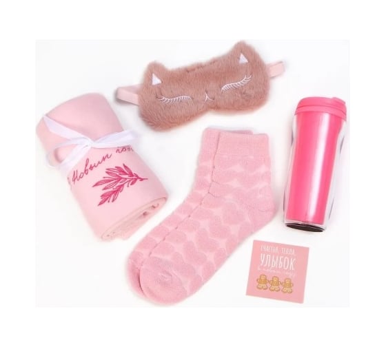 Изображение товара Подарочный набор Этель С Новым годом плед и акс 9899890