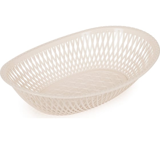 Изображение товара Средняя сухарница ЗПИ Альтернатива овальная, бежевый М288